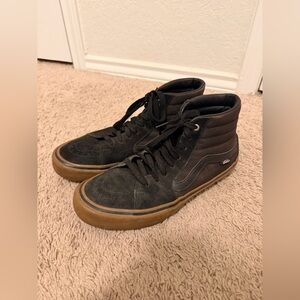 Men’s Black And Brown Sk8-Hi Pro Skate Vans